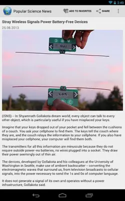 Popular Science News android App screenshot 2
