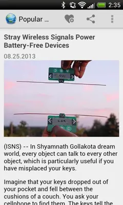 Popular Science News android App screenshot 6