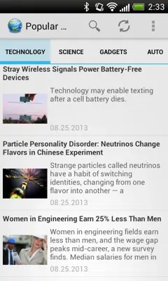 Popular Science News android App screenshot 7